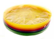 M17-110038,  Набор пластиковых тарелок,  универсальное,  разноцветный